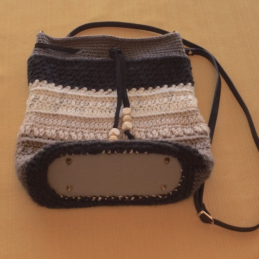 Hand Crocheted Crossbody Bag